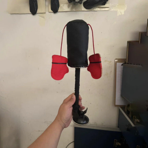 Kattenbokszak speelgoed met handschoenen 